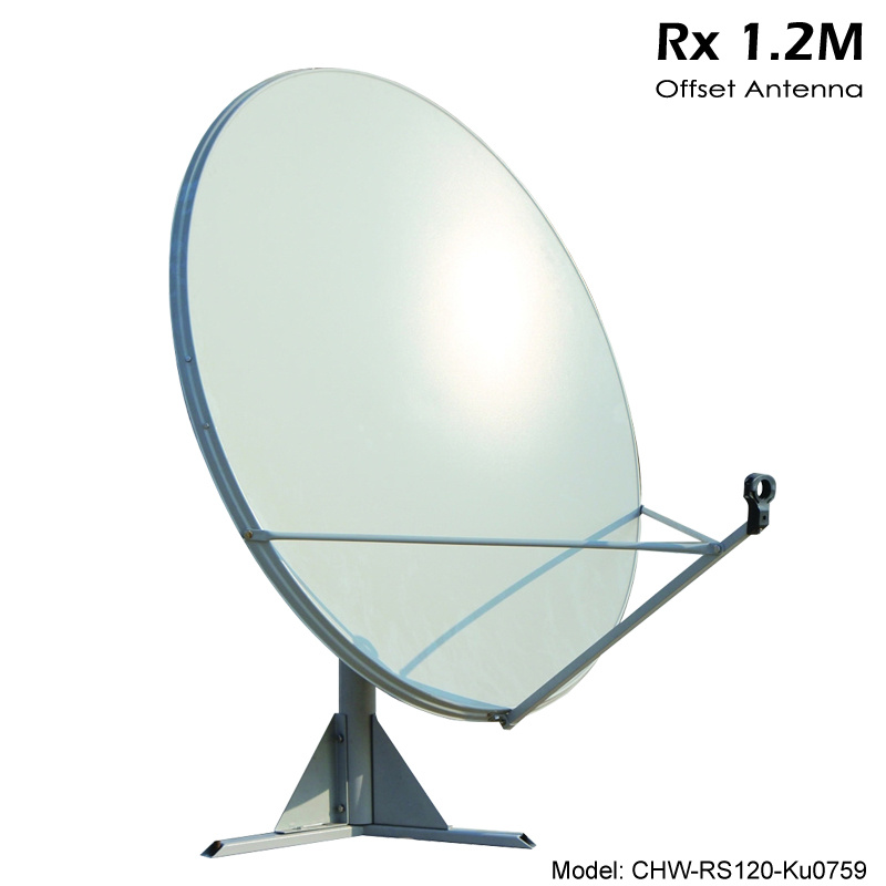 1.2m Rx Only Satellite Dish Antenna