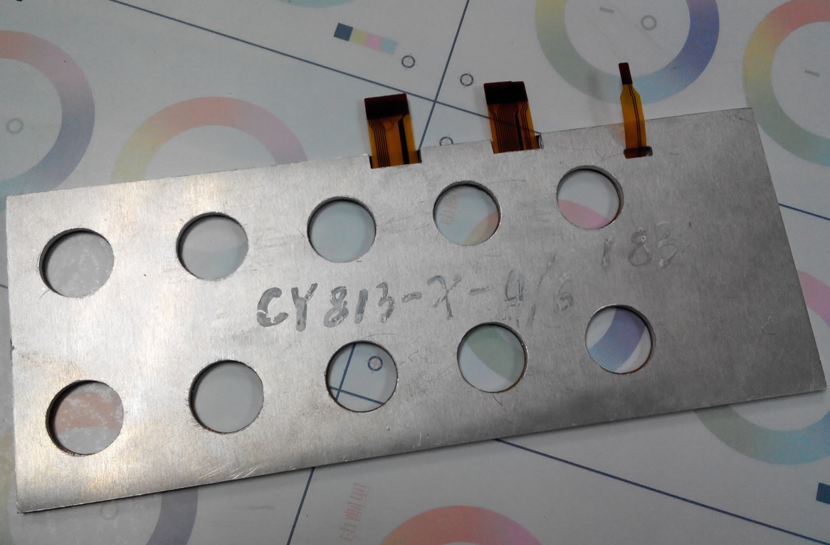 OEM High Quality Aluminium Back Panel FPC Membrane Switch (MIC0300)