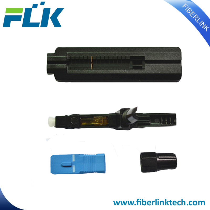 FTTH Sc/Upc Sm Multimode Drop Cable Fiber Optical Fast Connector