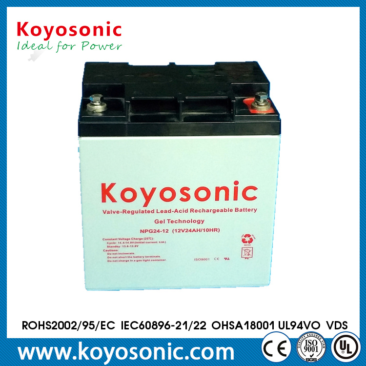 12V 20ah Sealed Valve Regulated Gel Battery for Solar Panel Storage