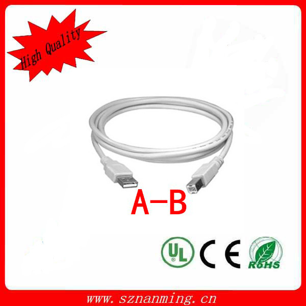 USB 2.0 Extension Cable Am - Bm Cable 10ft