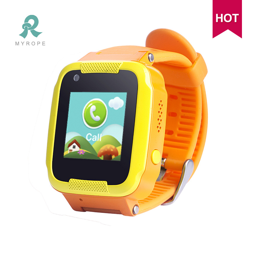 Sos Ibutton Lbs WiFi GPS Kids Tracker Watch with Voice Message