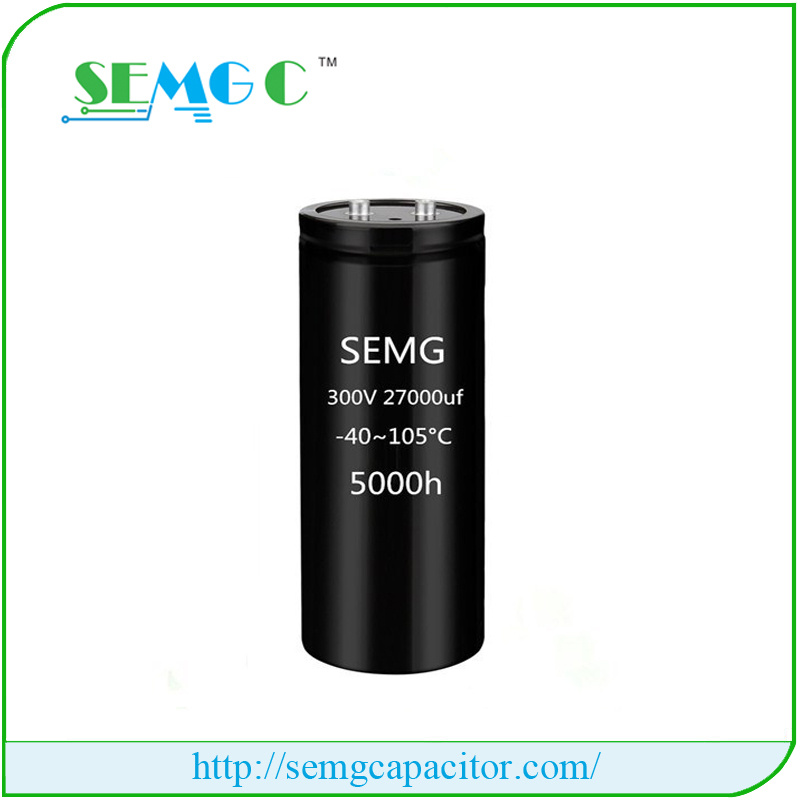 27000UF 300V Screw Bolt Capacitor for Air Coditioner
