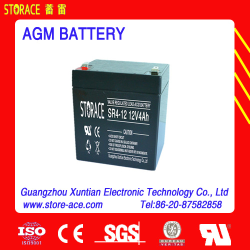 12V 4ah Solar Rechargeable Sealed Lead Acid Battery
