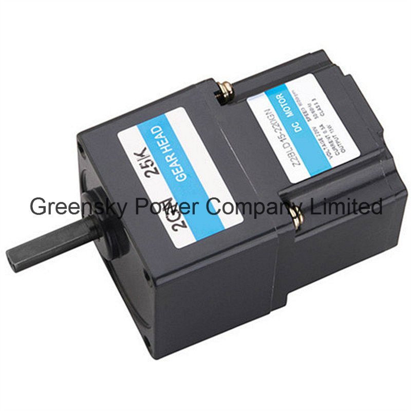 Brushless Commutation DC 15W 60mm High Voltage Gear Motor