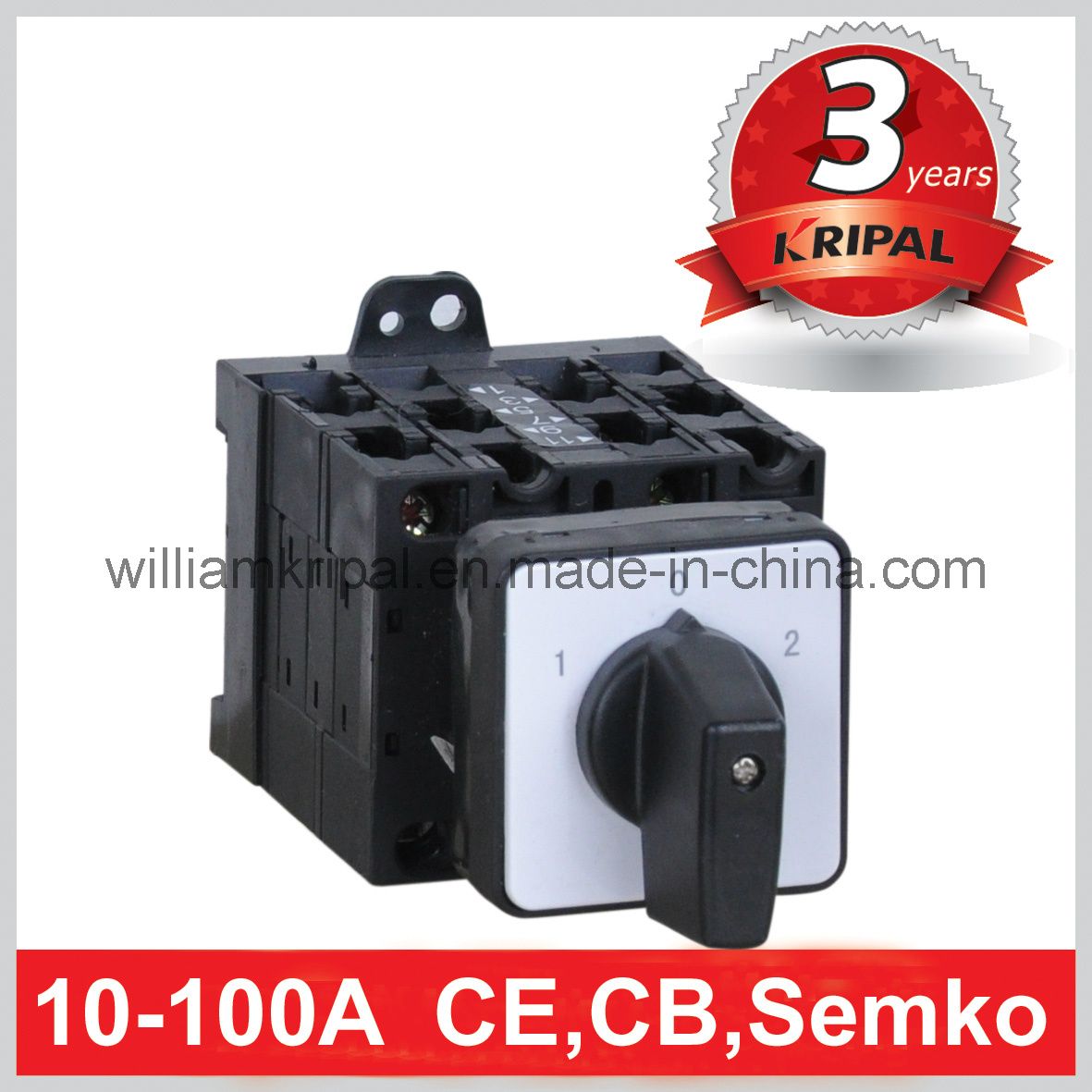 32A 4p Rotary Selector Switch