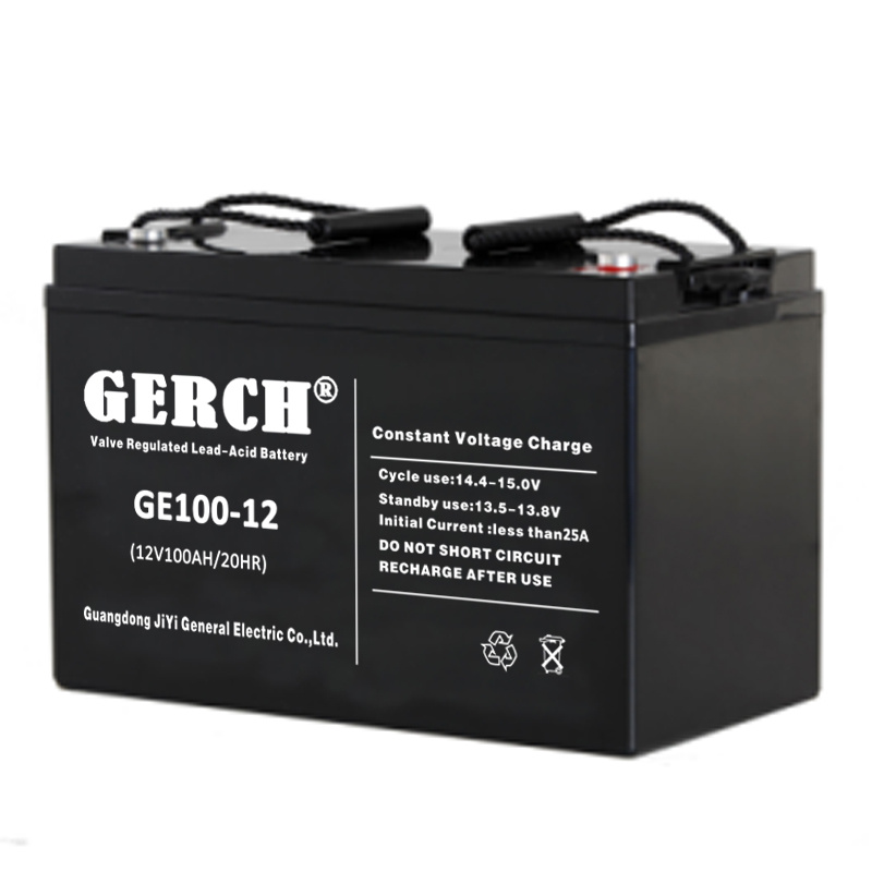 12V100ah Solar Power Deep Cycle UPS Battery for Energy Storage