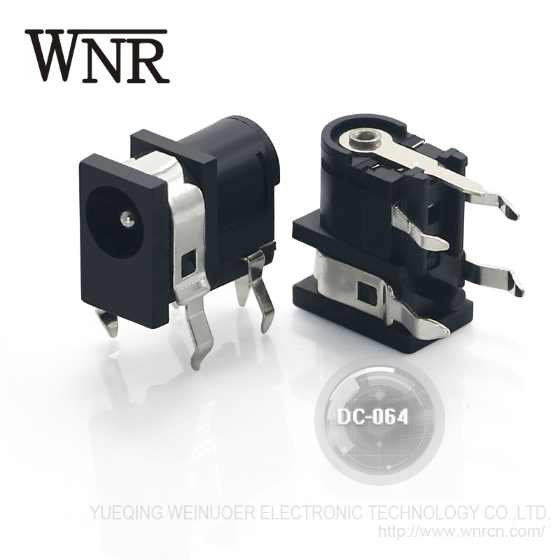 Good Quality Female Metal 3 Pins DC Power Jack DC-064