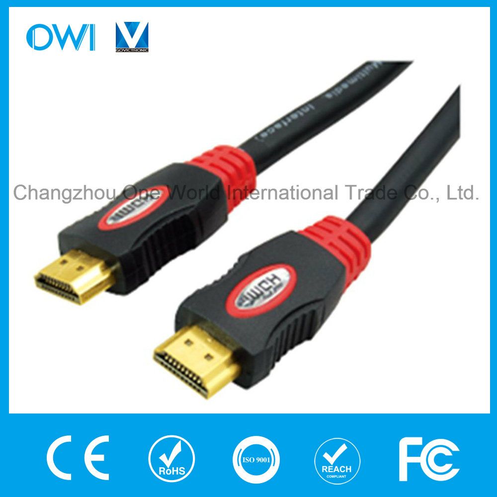 Dual Color HDMI 19pin Plug-Plug Cable for Cellphone Camcorders HDTV