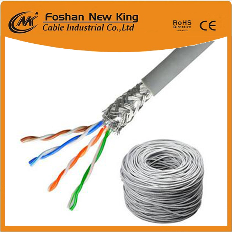 UTP/FTP 4X2X24AWG CCA/Bc Cat5e LAN Cable 305meter Network Cable for Indoor Used