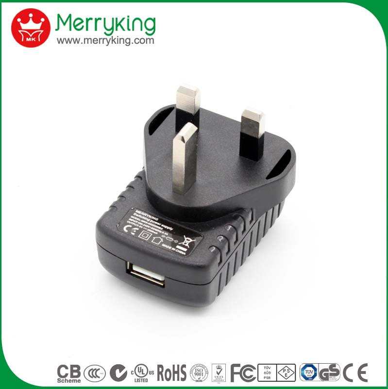 DC Output Switch Power Supply Type 5V/1.5A/1.2A/1A Power Adapters with Ce UL PSE Certified