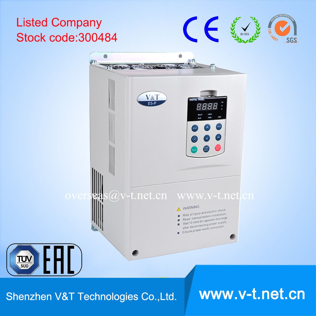 V&T Brand Constant Tension Control AC Drive (V6-T)