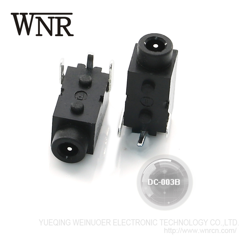 New Arrival Wnre Antiflaming DC Socket 3 Pin DC-003b Female DC Power Jack