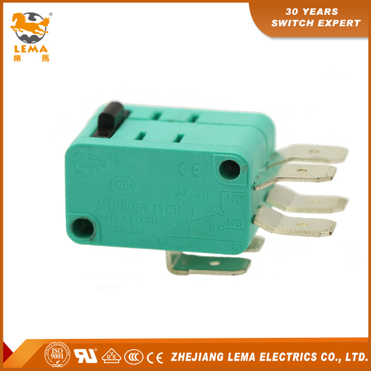 AC T85 16A 250V UL VDE Ce Green Micro Switch Kw7-0iiu