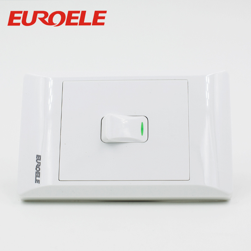 Creative Design PC White Color 1 Gang Wall Switch