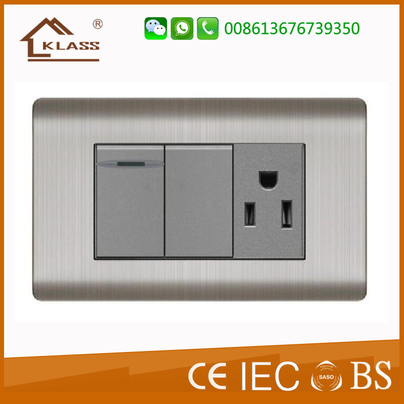 Bottom Price 1gang 3pin Socket for South America