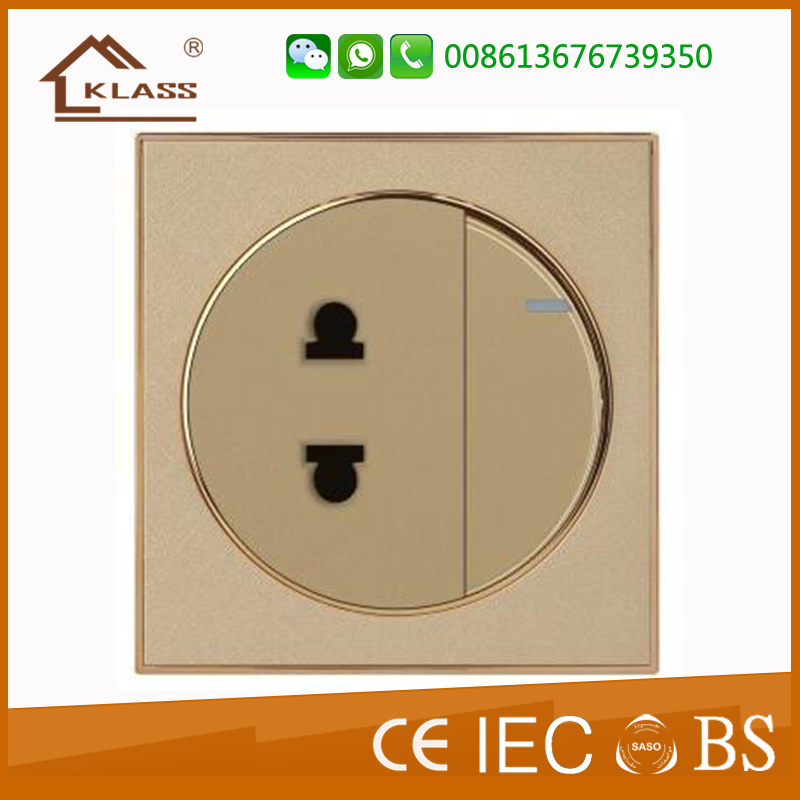 1g Switch and Electrical Two Pin Socket