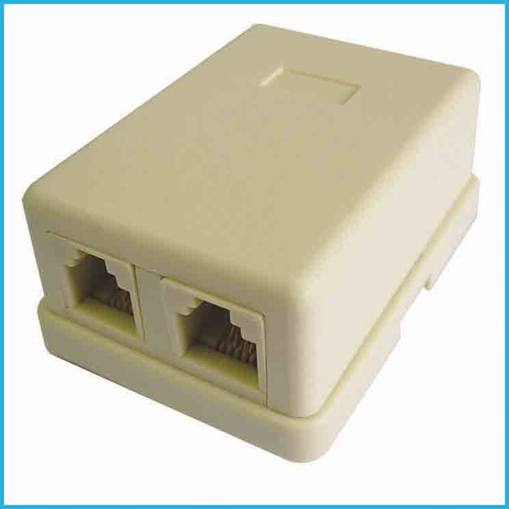 Telephone Single Box, 6p4c Telephone Terminal Box (SY-9 6P4C)