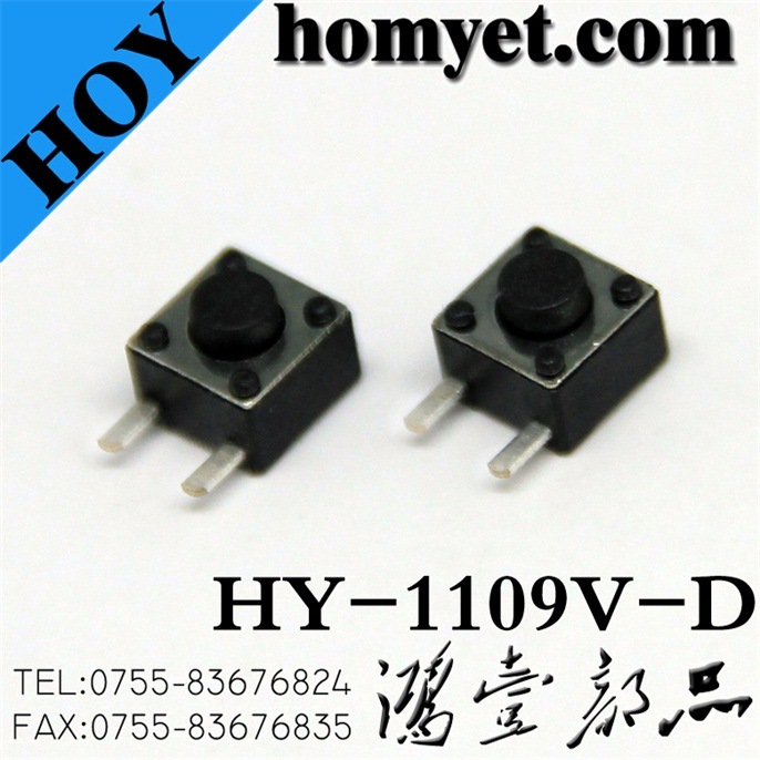 High Quality Tact Switch 4.5*4.5mm Two Side Pin DIP