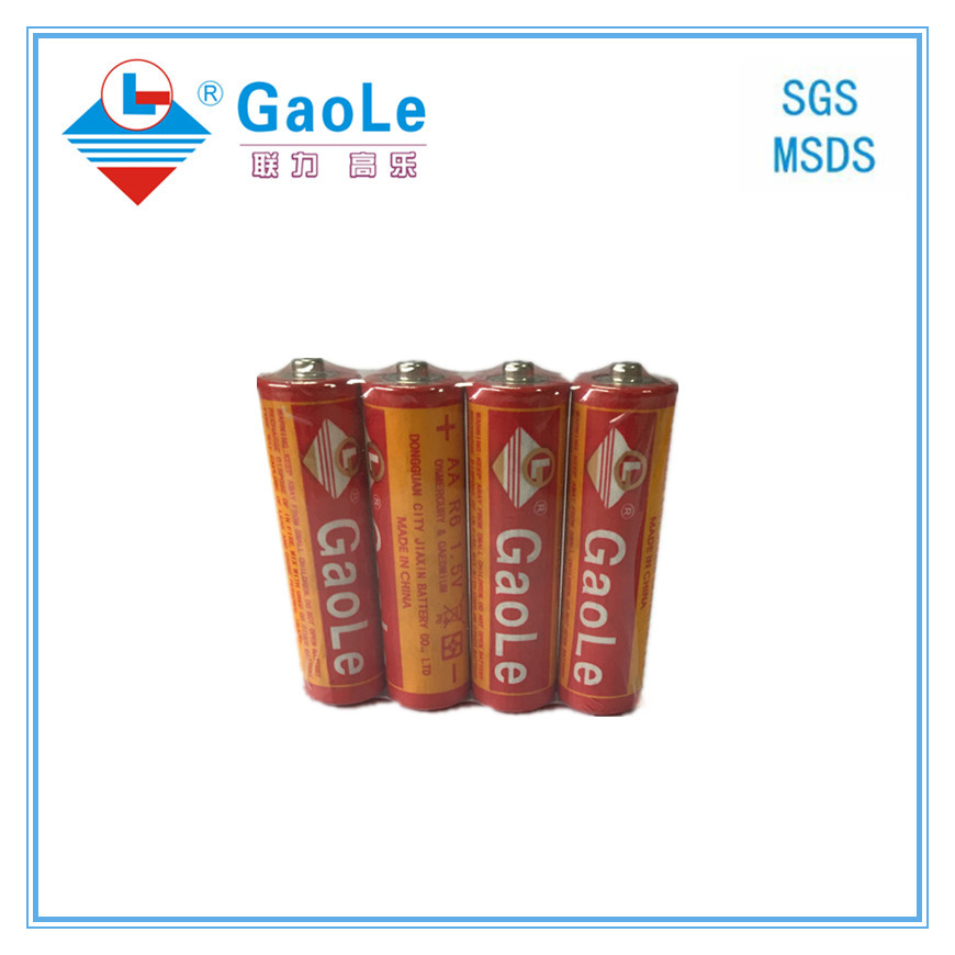 Super Heavy Duty AA 1.5V R6p Battery in Red Jack