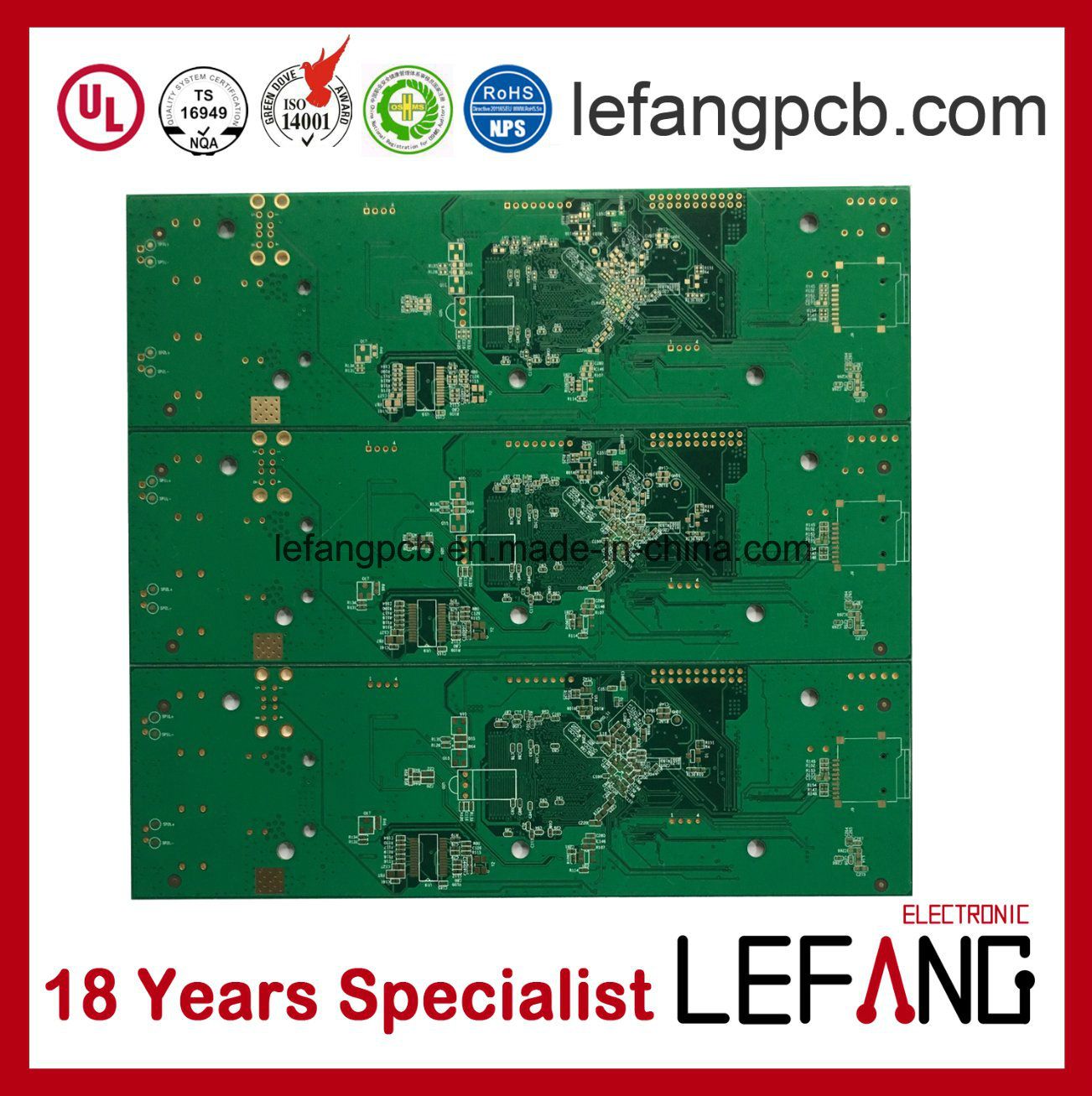 Immersion Gold RoHS PCB Board PCB Supplier