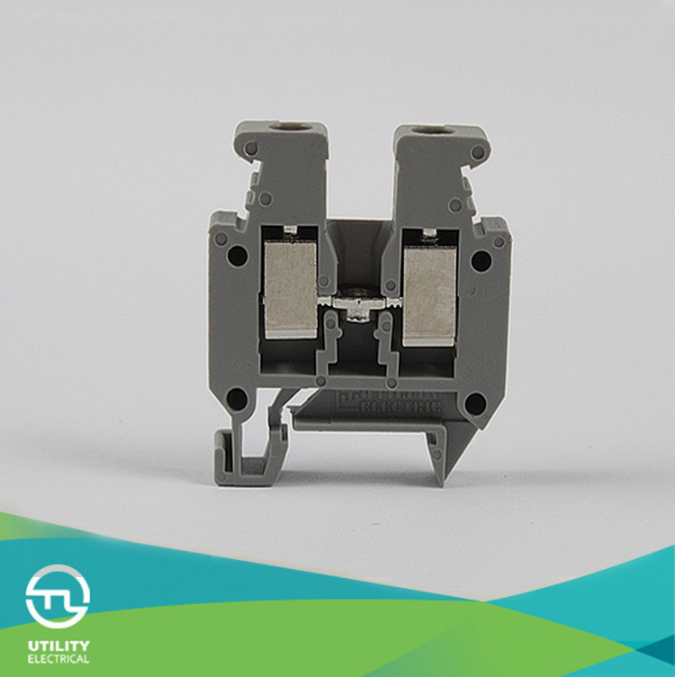 Screw Type Dinrail Terminal Block Industrial Distribution Terminal Blocks