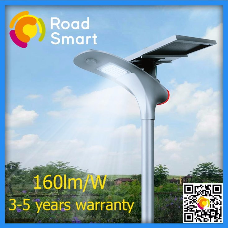 Integrated LED Solar Powered Garden Street Lighting with Motion Sensor