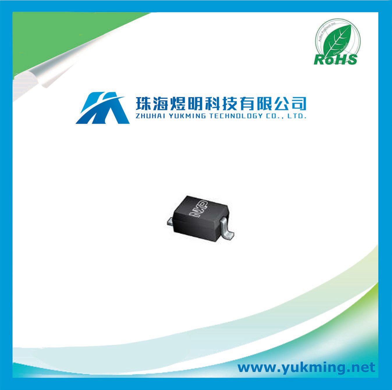 Electronic Component Low Capacitance Bidirectional ESD Protection Diode
