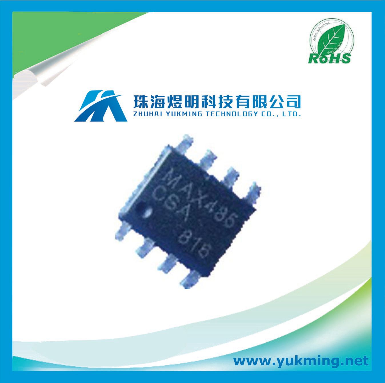 Integrated Circuit of Low Power Transceiver IC Max485CSA Maxim