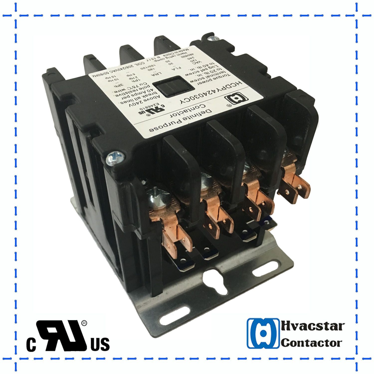Magnetic Contactor Hcdpy424030 UL Approval Easy Install