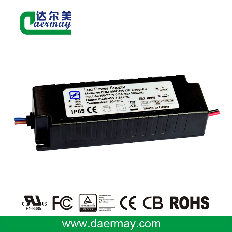 Outdoor Spot Light LED Power Supply 50W 45V