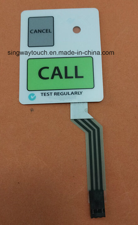 Flat Type Non Tactile Membrane Switch with Housing