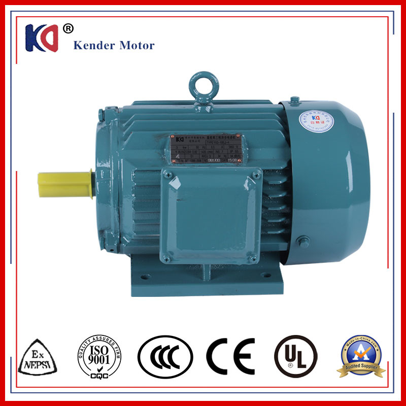 Horizontal Three-Phase AC Induction Motor with High Efficiency