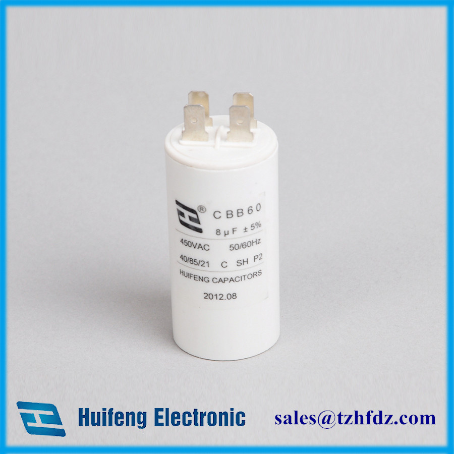 Cbb60 Motor Run Capacitor with Pins
