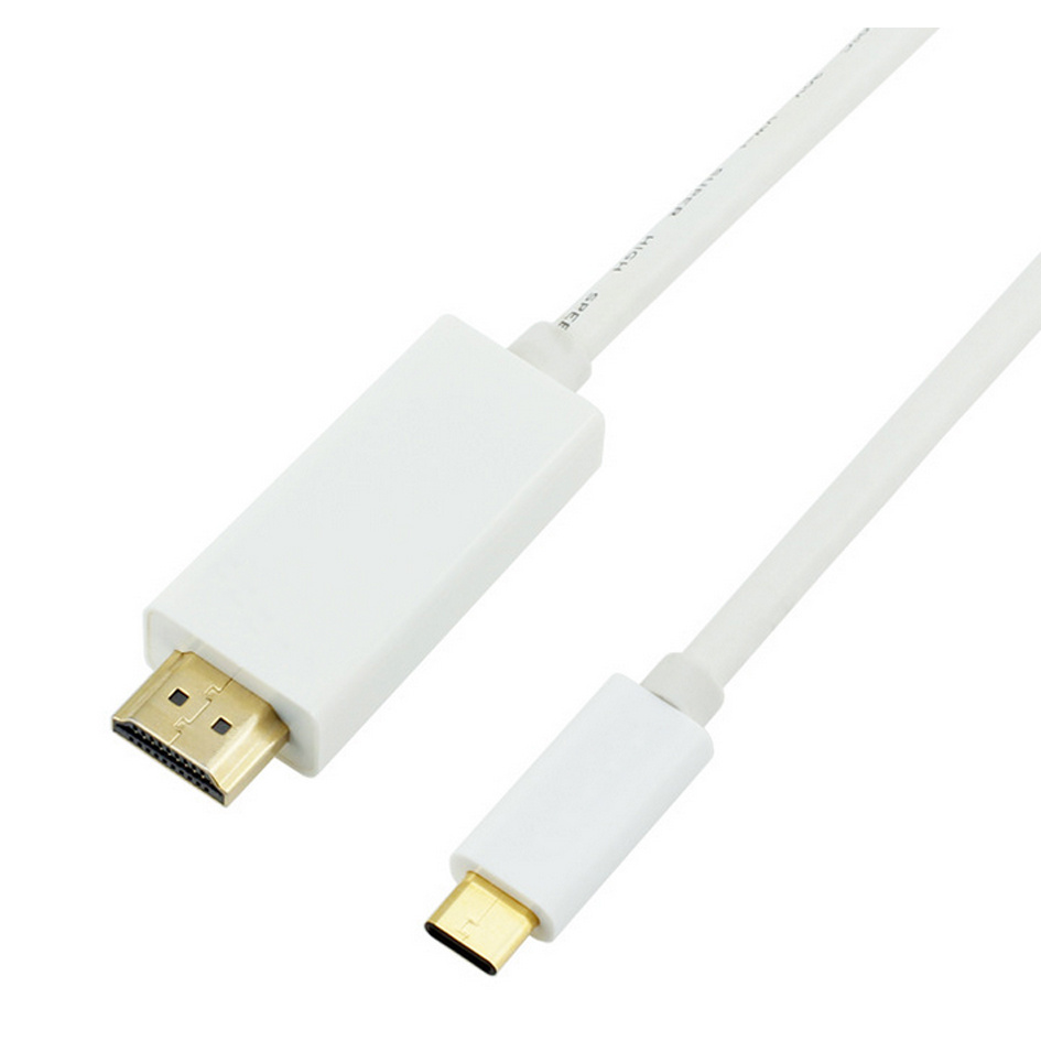 USB Type C Cable to HDMI External Video Cable Converter (C-HDMI-12B)
