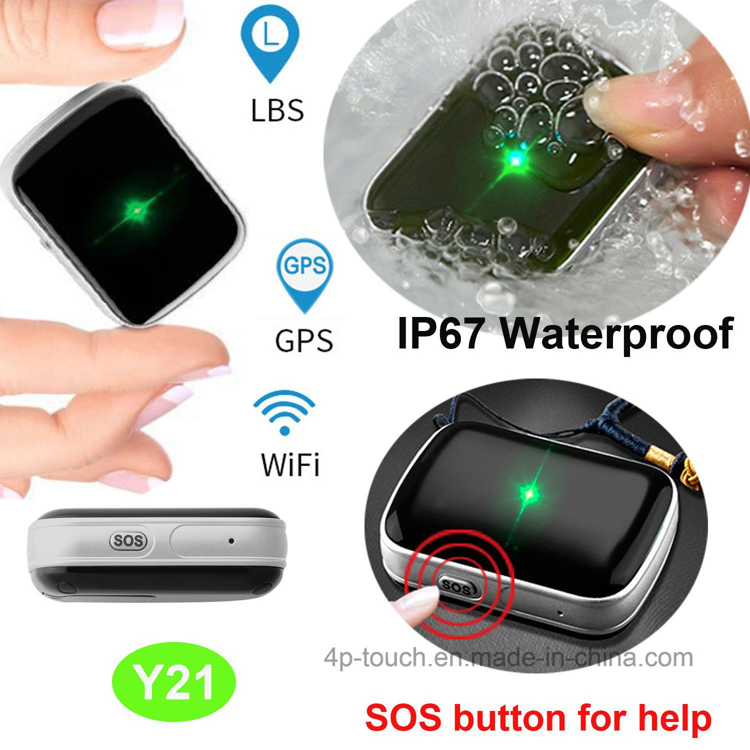 2018 New Developed GPS Tracker with Waterproof IP67 Y21