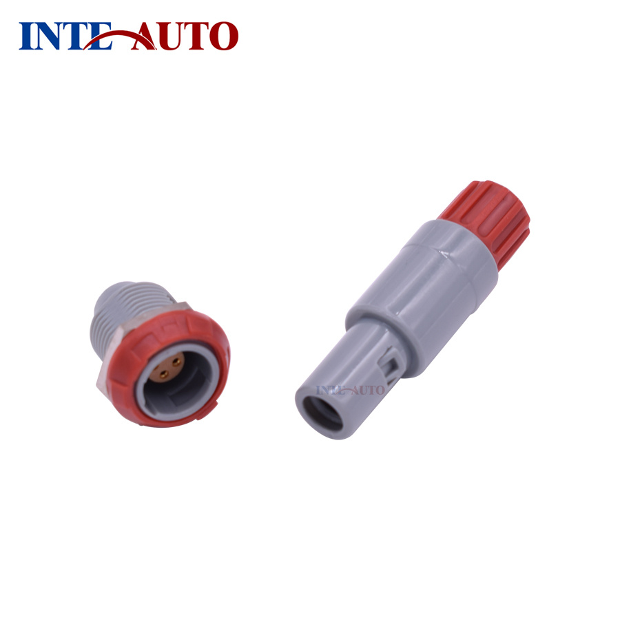 Plastic Lemo Compatible 10 Position Medical Circular Connector with RoHS Approved