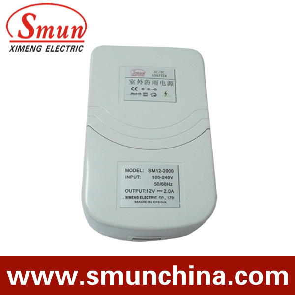 12V2a Waterproof Outdoor Adapter Smy-12-2b