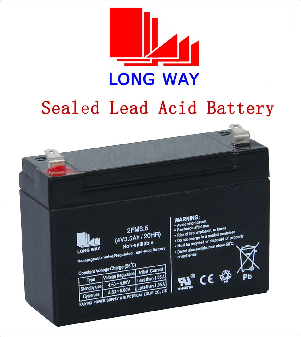 Environmental 4V3.5ah VRLA Battery for Storage