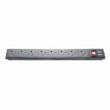 UK Plug Socket 8-Way 16A PDU St-Gbr (13L) N1508wkpbfe