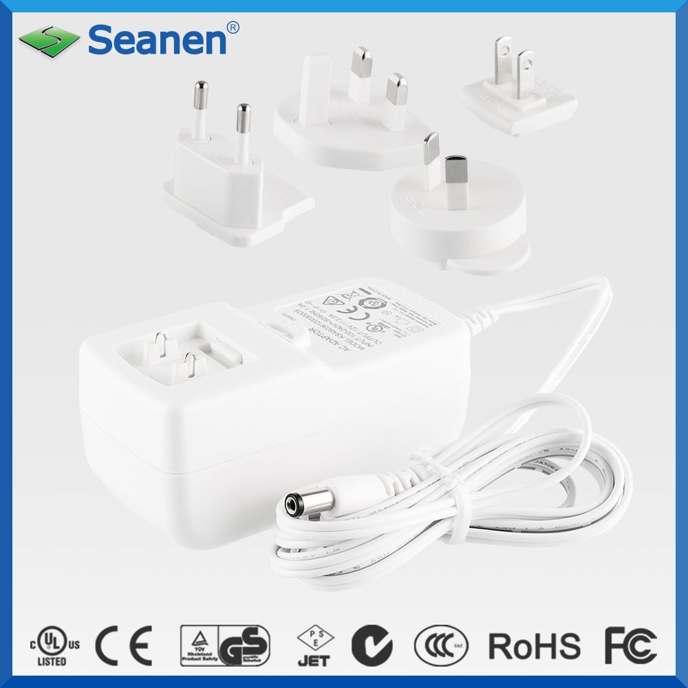 Portable Type AC 9V 3A Multiple DC Switching Power Adapter