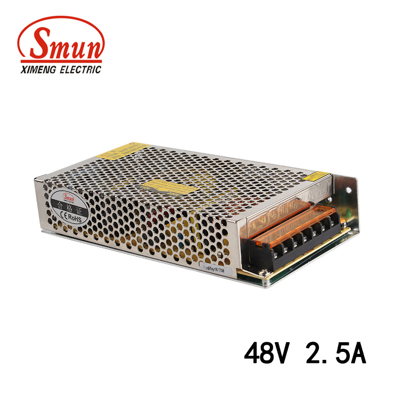 Smun S-120-48 48V 2.5A AC/DC Single Output Switching Power Supply