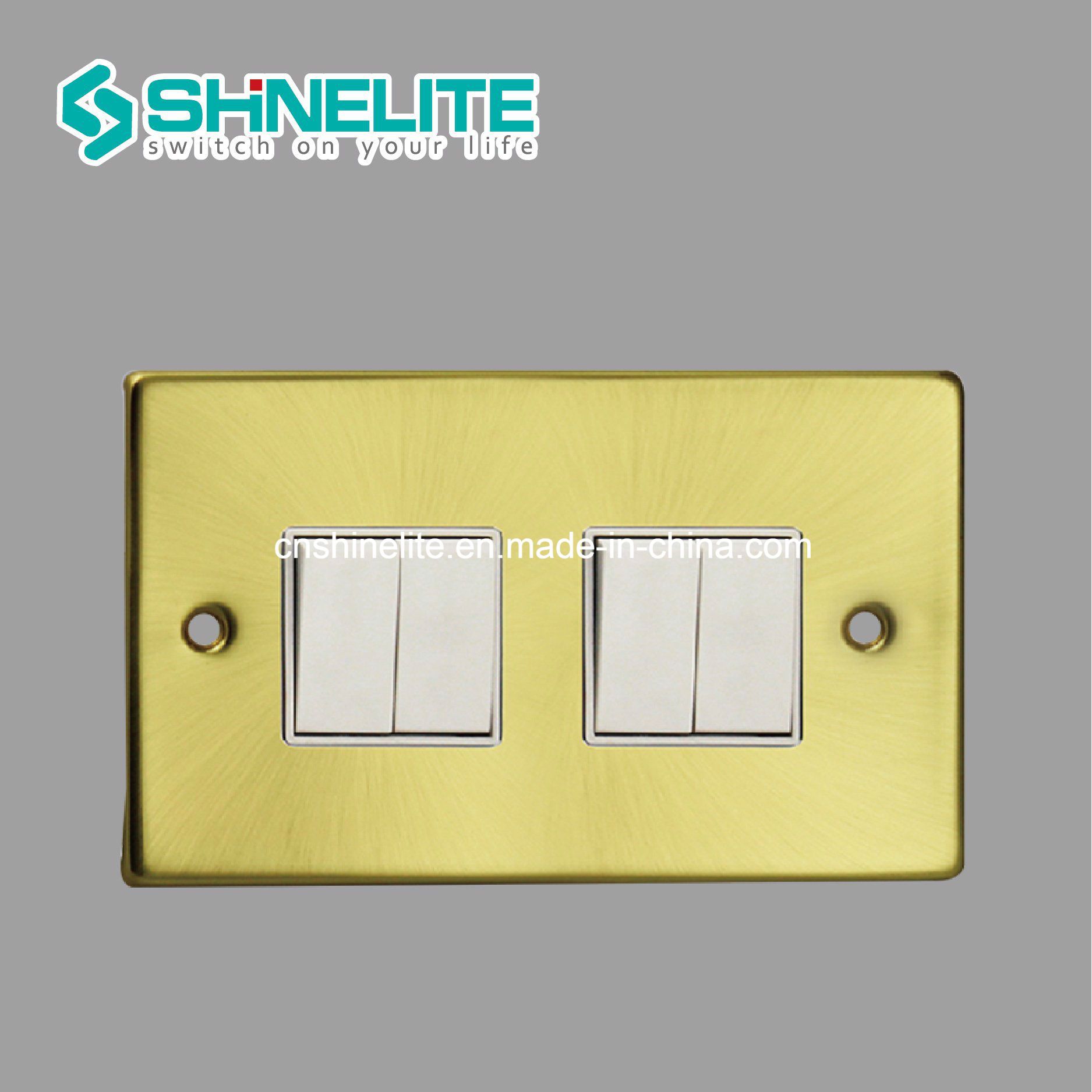 Good Quality 10A 4 Gang 2 Way Light Switch OEM
