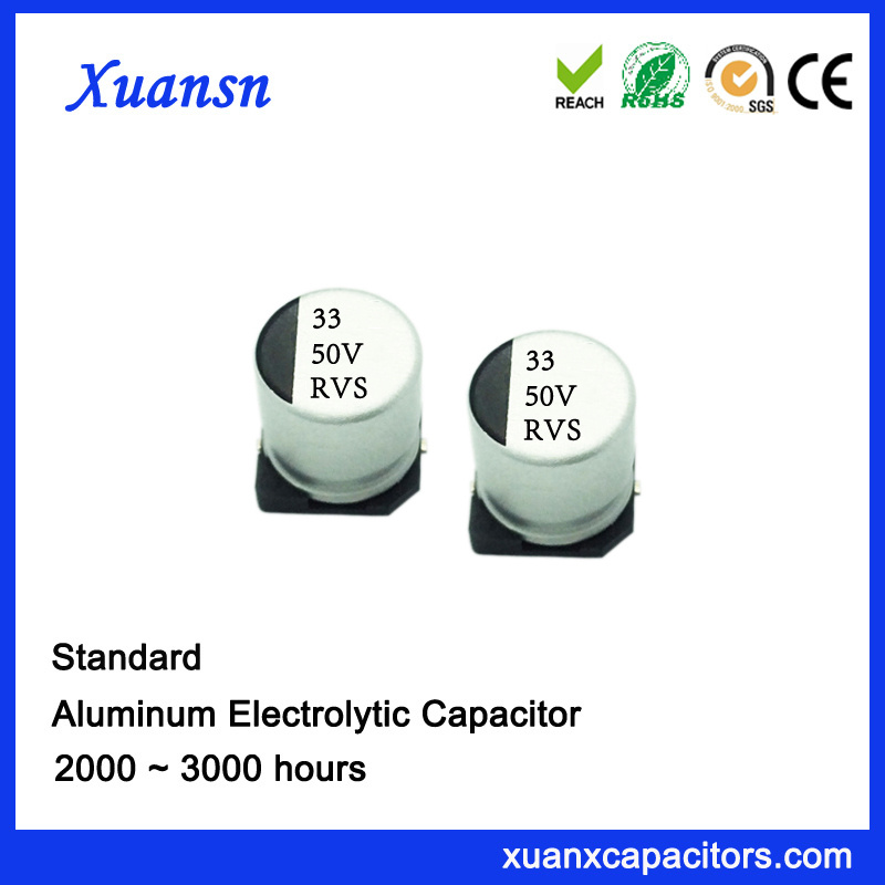 33UF 50V 85º C 2000hours Chip Electrolytic Capacitor