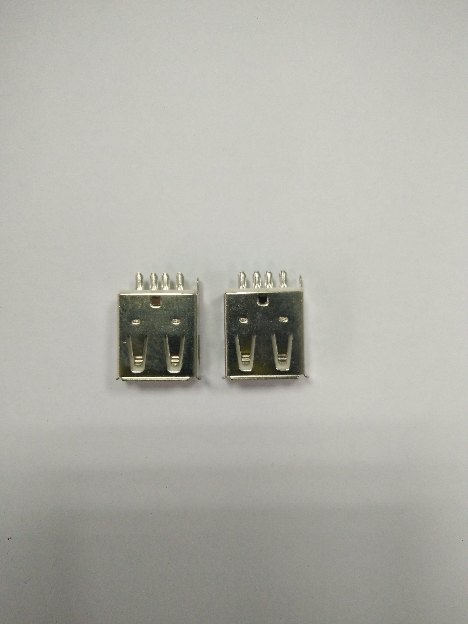 USB 2.0 Female Solder Type White Housing Connector