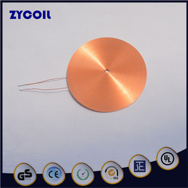 Round Flat Self-Adhesive Copper Wire Inductor Coil