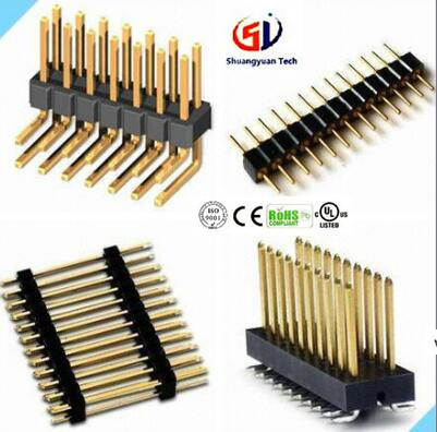 Straight 90 Degree 1.27mm 2.54mm Pitch Pin PCB Header