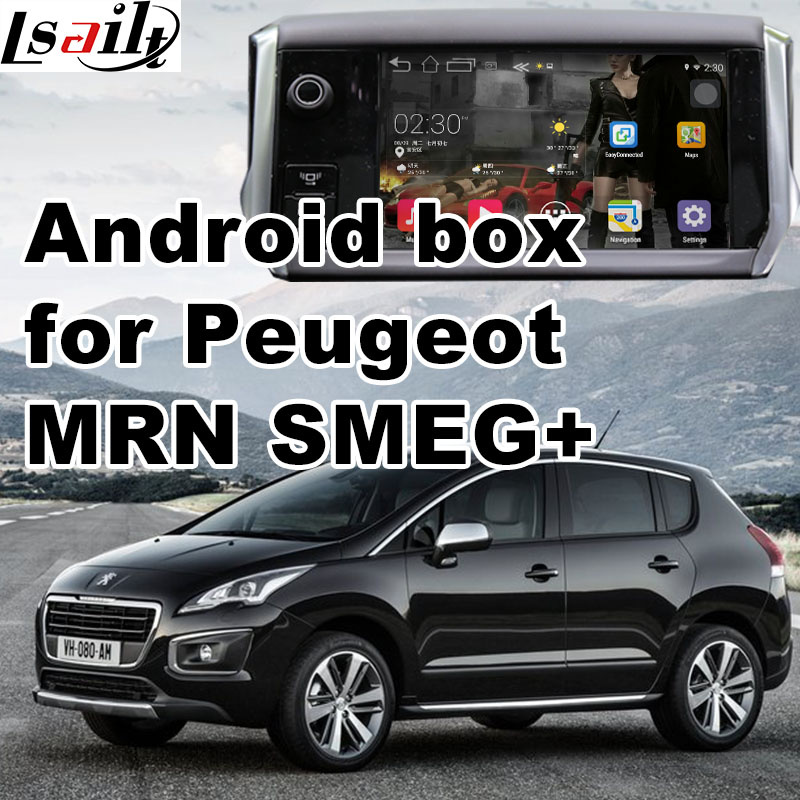 Android GPS Navigation Box for Peugeot 3008 Mrn Smeg+ Video Interface