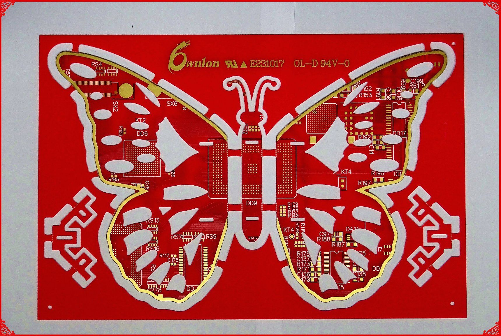 6-Layer Printed Circuit Board with RoHS (S022)