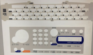 Silk-Screen Printed LED Silicone Keypad Membrane Switch for Medical Equipment
